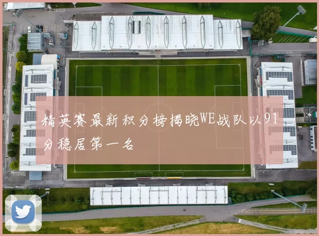 精英赛最新积分榜揭晓WE战队以91分稳居第一名
